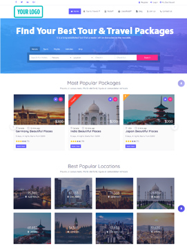 Tours Travel Directory Theme | Travel Tourism Directory Website Theme